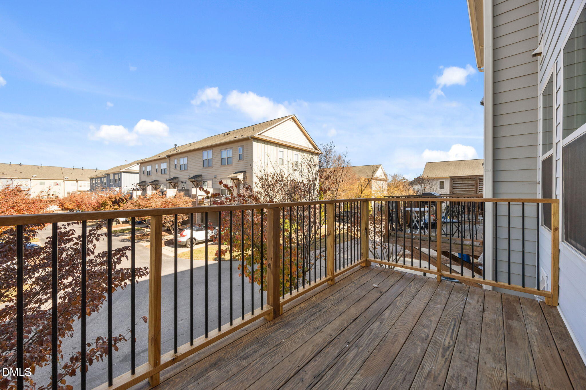 1319 Rodessa Run Raleigh, NC 27607 - Photo 23 of 64 a view of city from a balcony