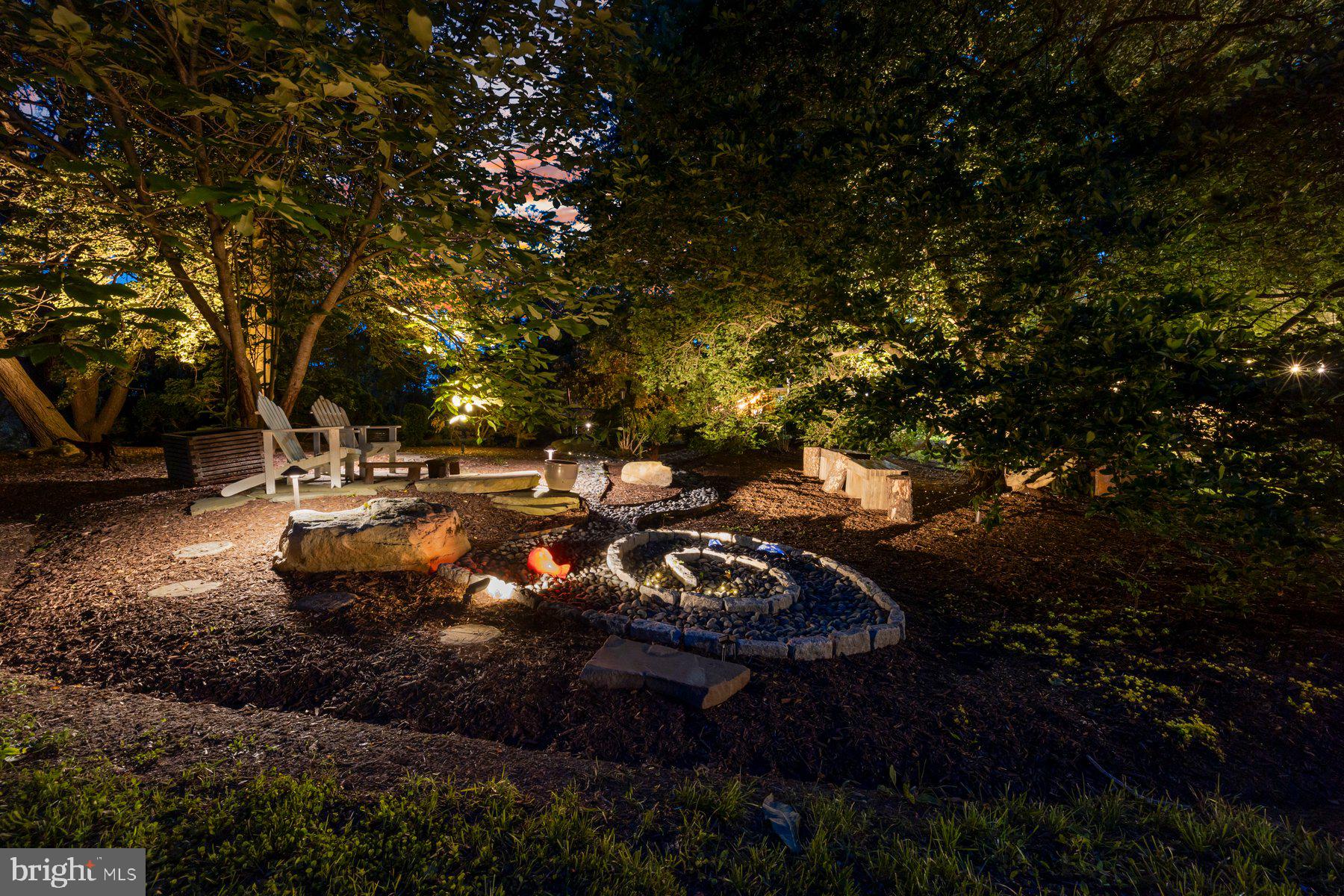 2307 Church Road Bowie, MD 20721 - Photo 88 of 89 Zen garden at night