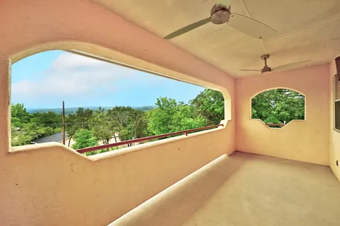 a view of a floor plan in a balcony