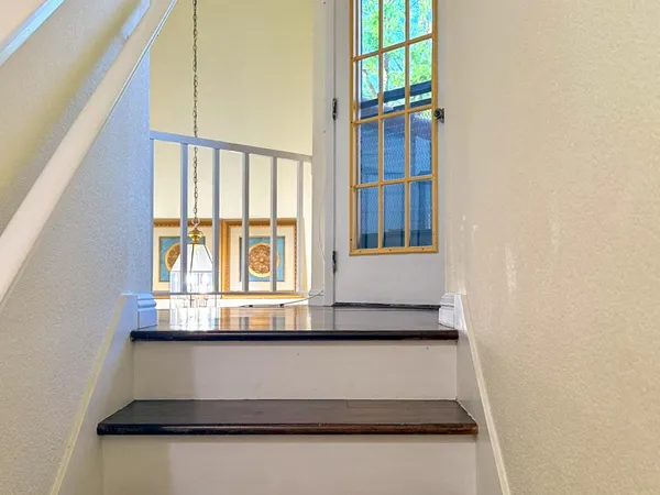 a view of staircase