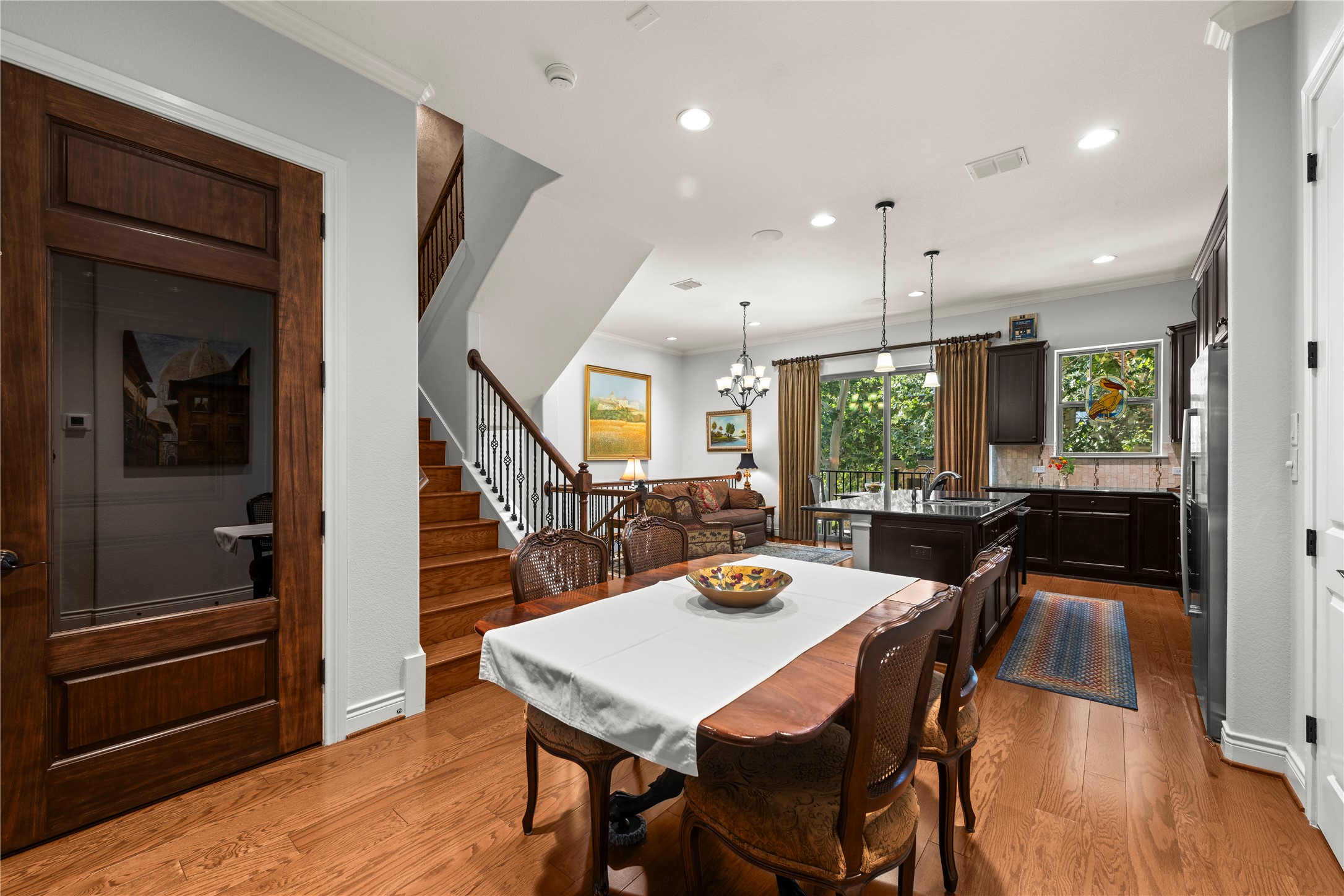 204 Adams Street Georgetown, TX 78628 - Photo 33 of 33 This floor plan provides a perfect place for a dining room table.