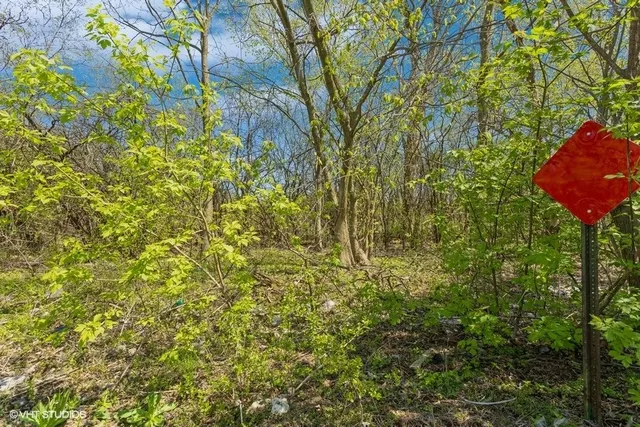 a view of shower and yard