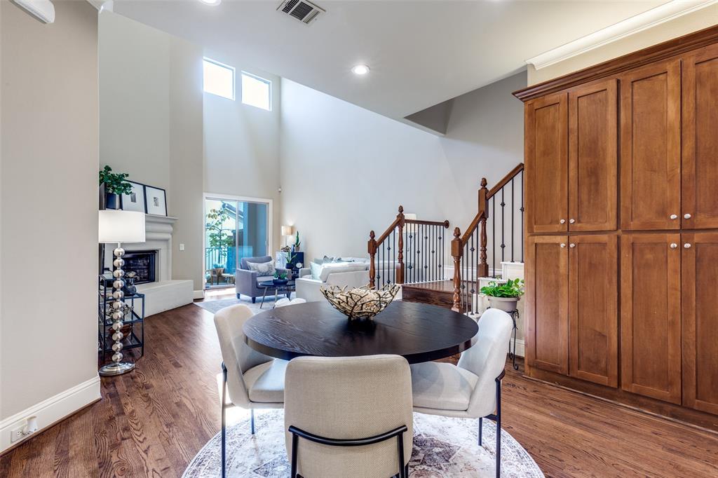 14725 Stanford Court Addison, TX 75254 - Photo 5 of 25 a view of a dining room with furniture window and wooden floor