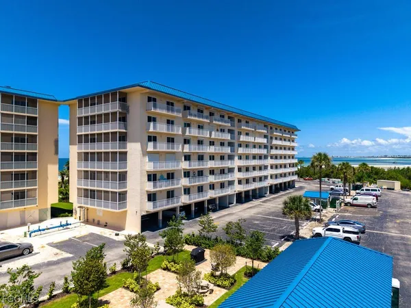 a view of a city with tall buildings