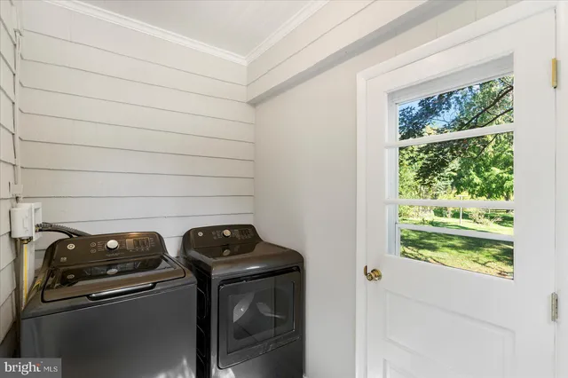 a view of storage and utility room
