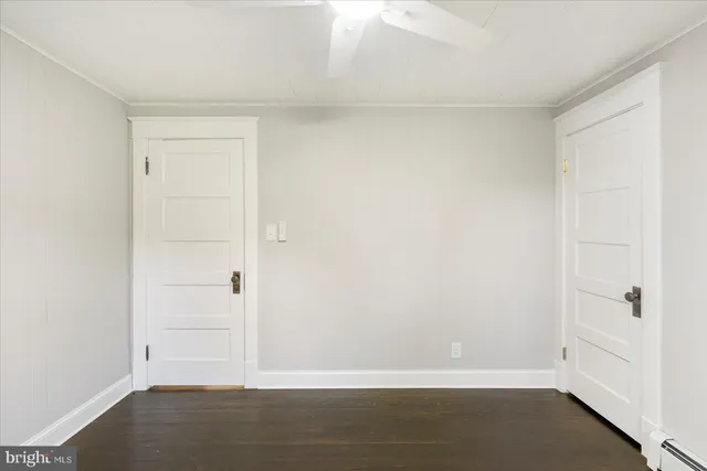 a view of an empty room