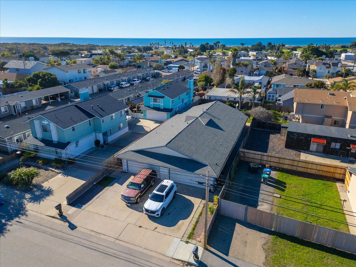 359 North 3rd Street Grover Beach, CA 93433 - Photo 7 of 10 an aerial view of a house with a ocean view