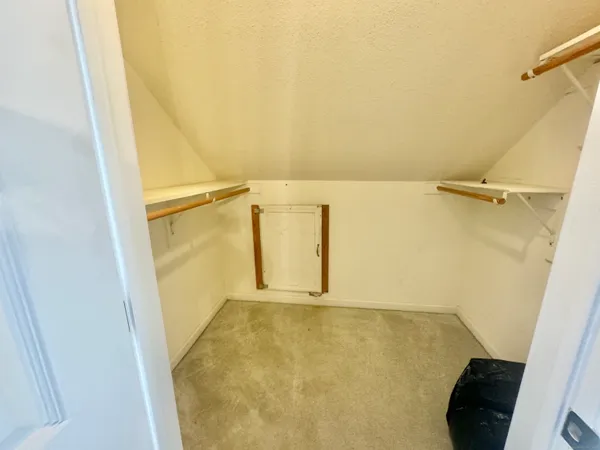 a view of walk in closet