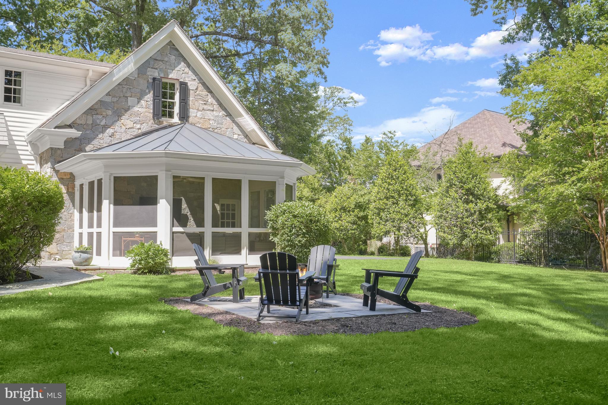 9908 Newhall Road Potomac, MD 20854 - Photo 11 of 44 Idyllic Yard and Screened Porch