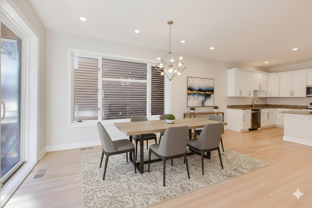 1920 North Springfield Avenue, Unit 1S Chicago, IL 60647 - Photo 10 of 36 a view of a dining room with furniture