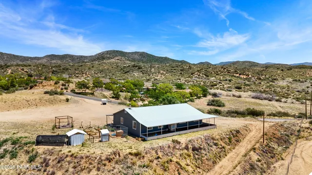 a view of a house with a outdoor space
