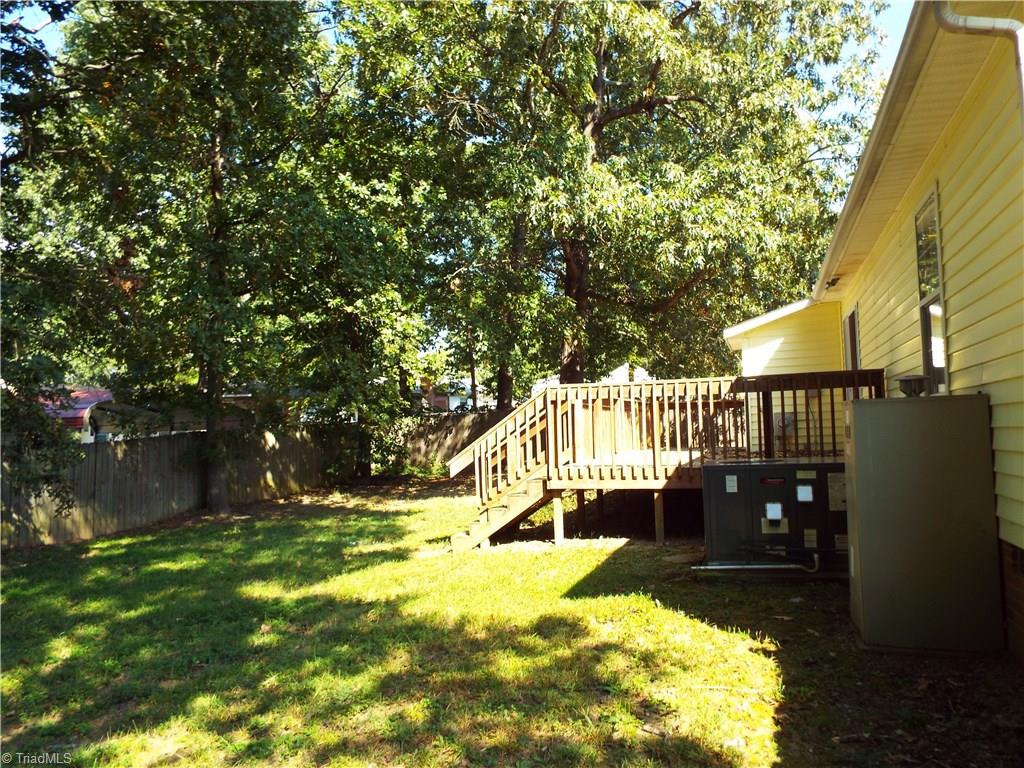 113 Foust Road Graham, NC 27253 - Photo 3 of 16 View of the back yard.
