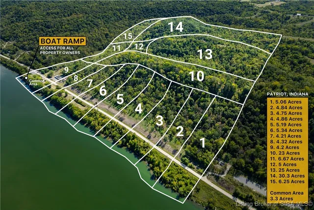 $44,500 | Tract 15 State Road 156, Patriot, IN 47038