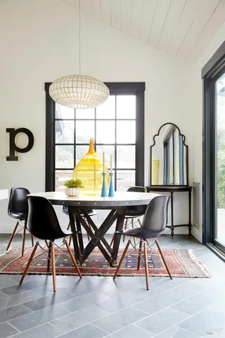 a view of a living room with a couch