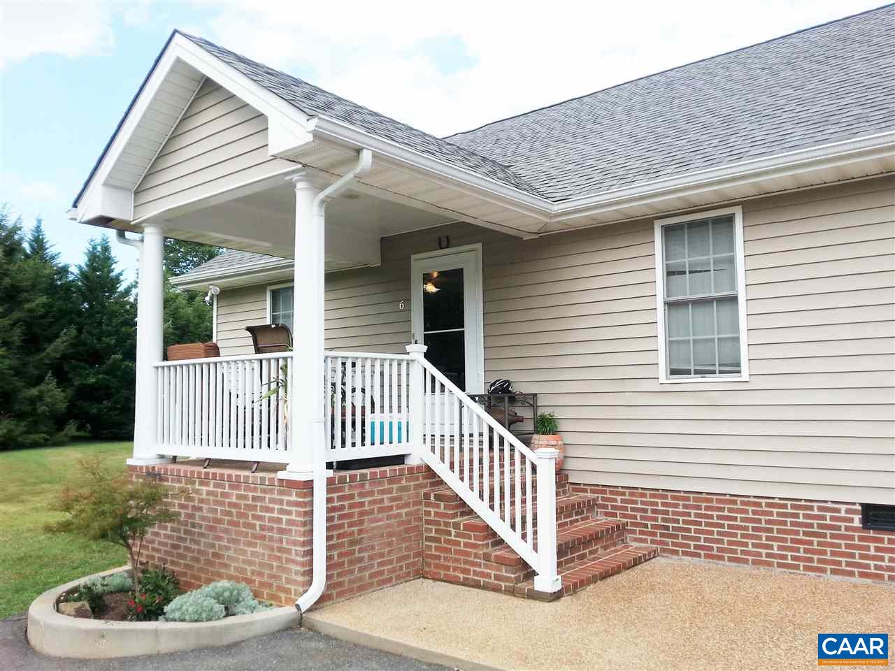 121 Abe Road Ruckersville, VA 22968 - Photo 20 of 28 a front view of a house with a porch