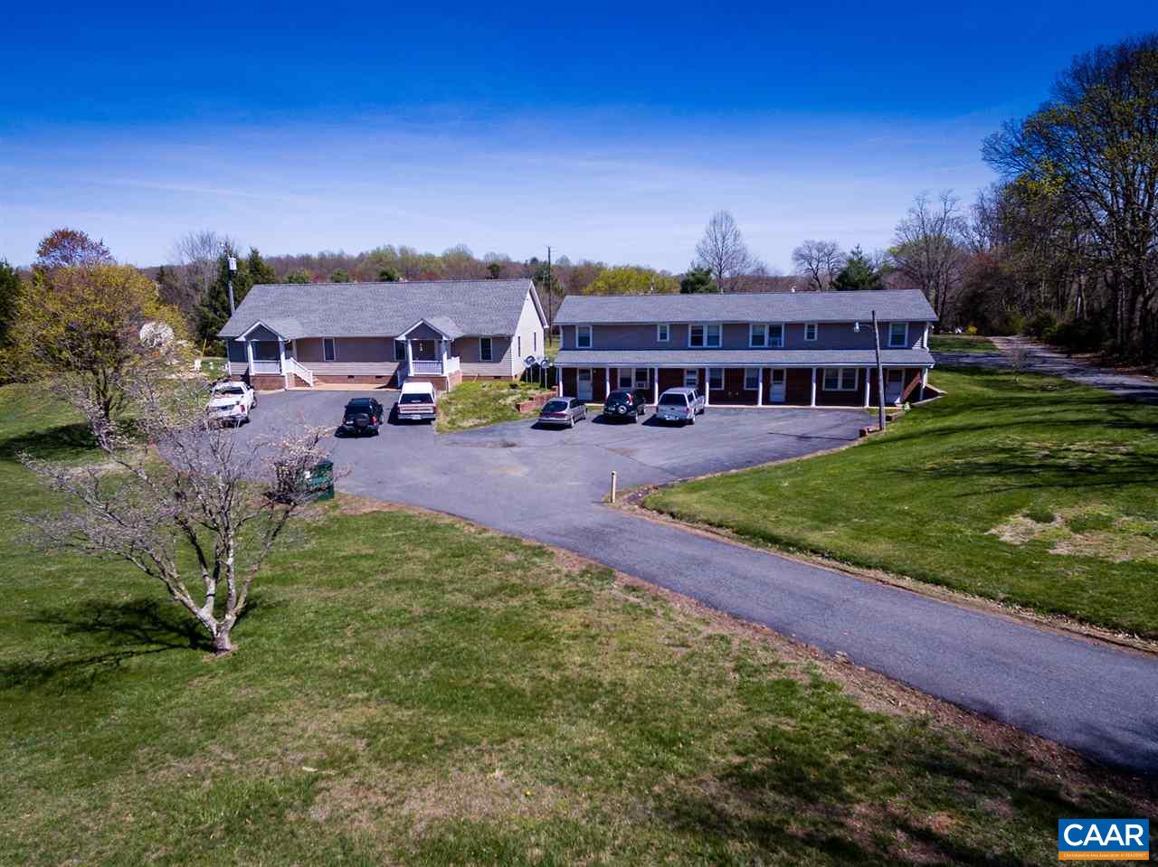 121 Abe Road Ruckersville, VA 22968 - Photo 4 of 28 an aerial view of a house with garden space and sitting area
