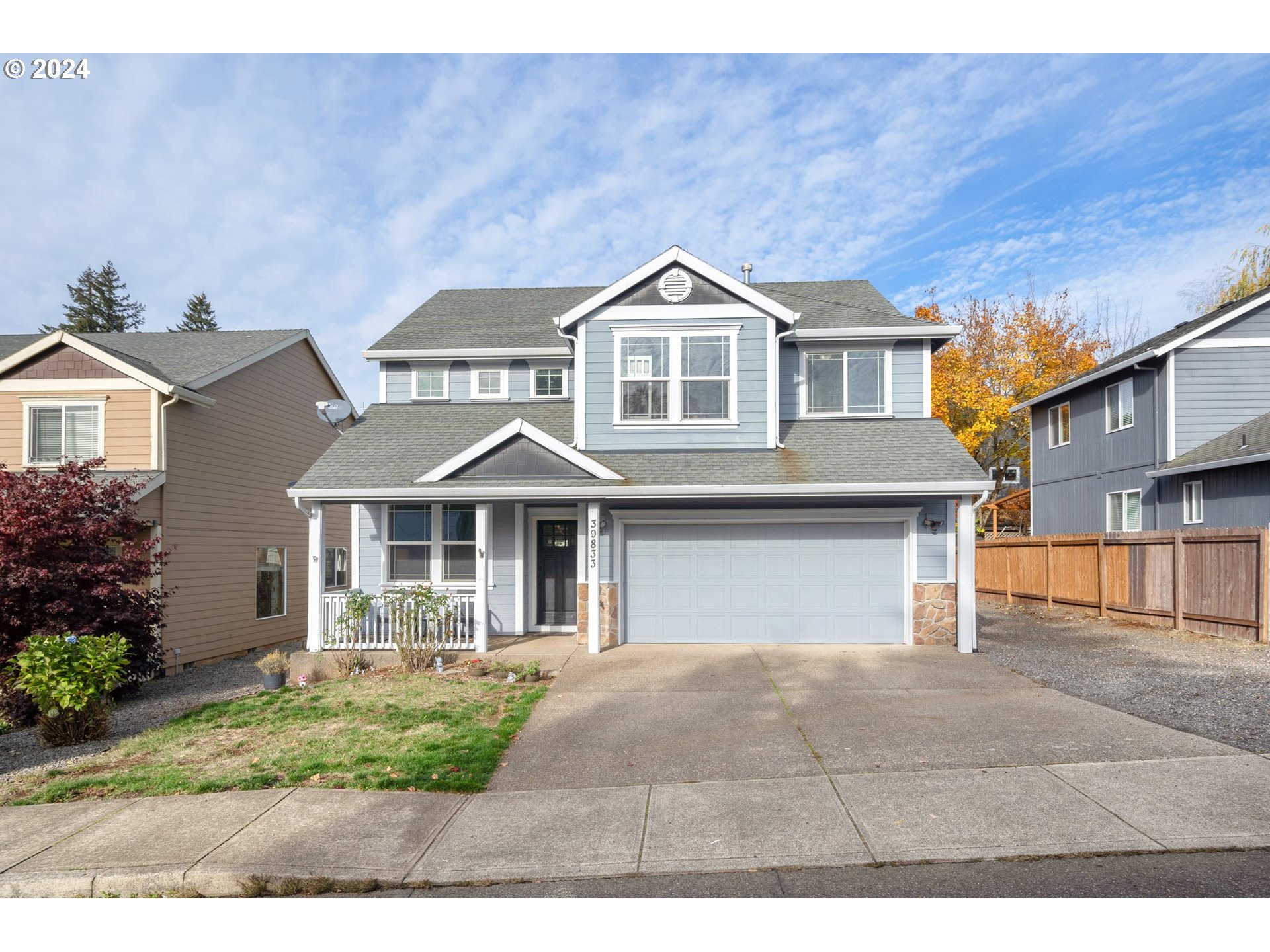 39833 Evans Street Sandy, OR 97055 - Photo 1 of 37 a front view of a house with yard