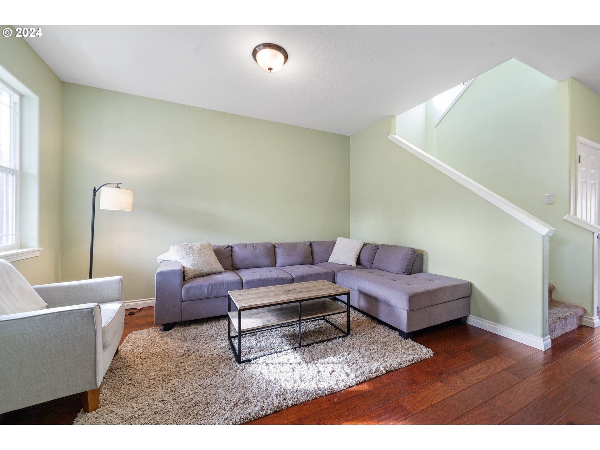 39833 Evans Street Sandy, OR 97055 - Photo 6 of 37 a living room with furniture and a wooden floor