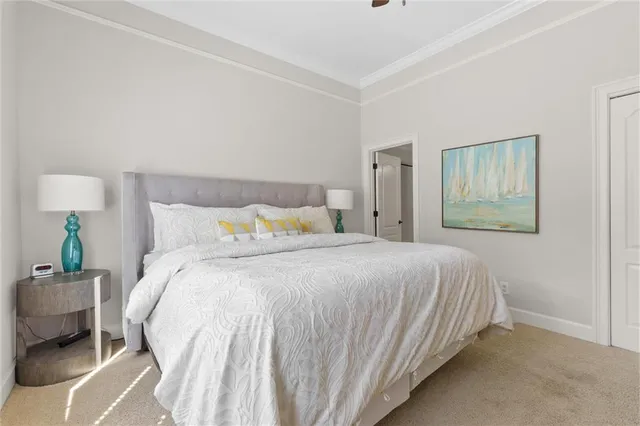 a living room with a table and chairs