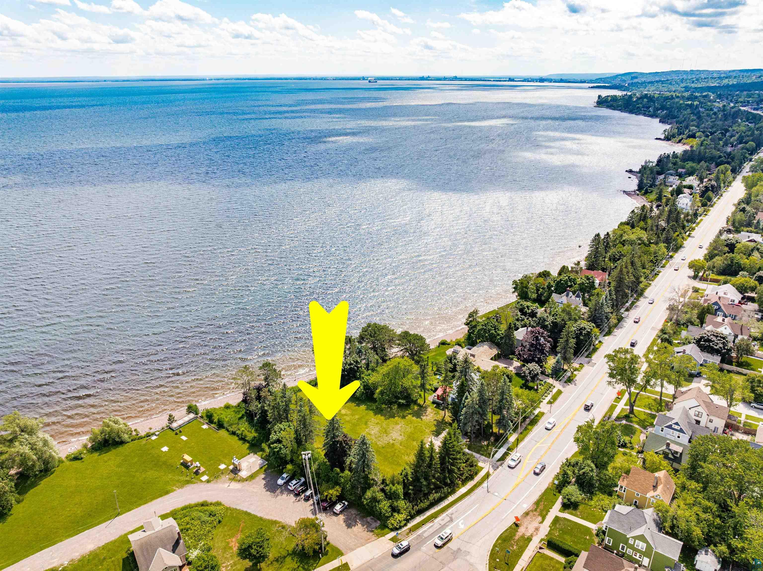 5918 London Road Duluth, MN 55804 - Photo 8 of 10 Aerial view of a nearby body of water