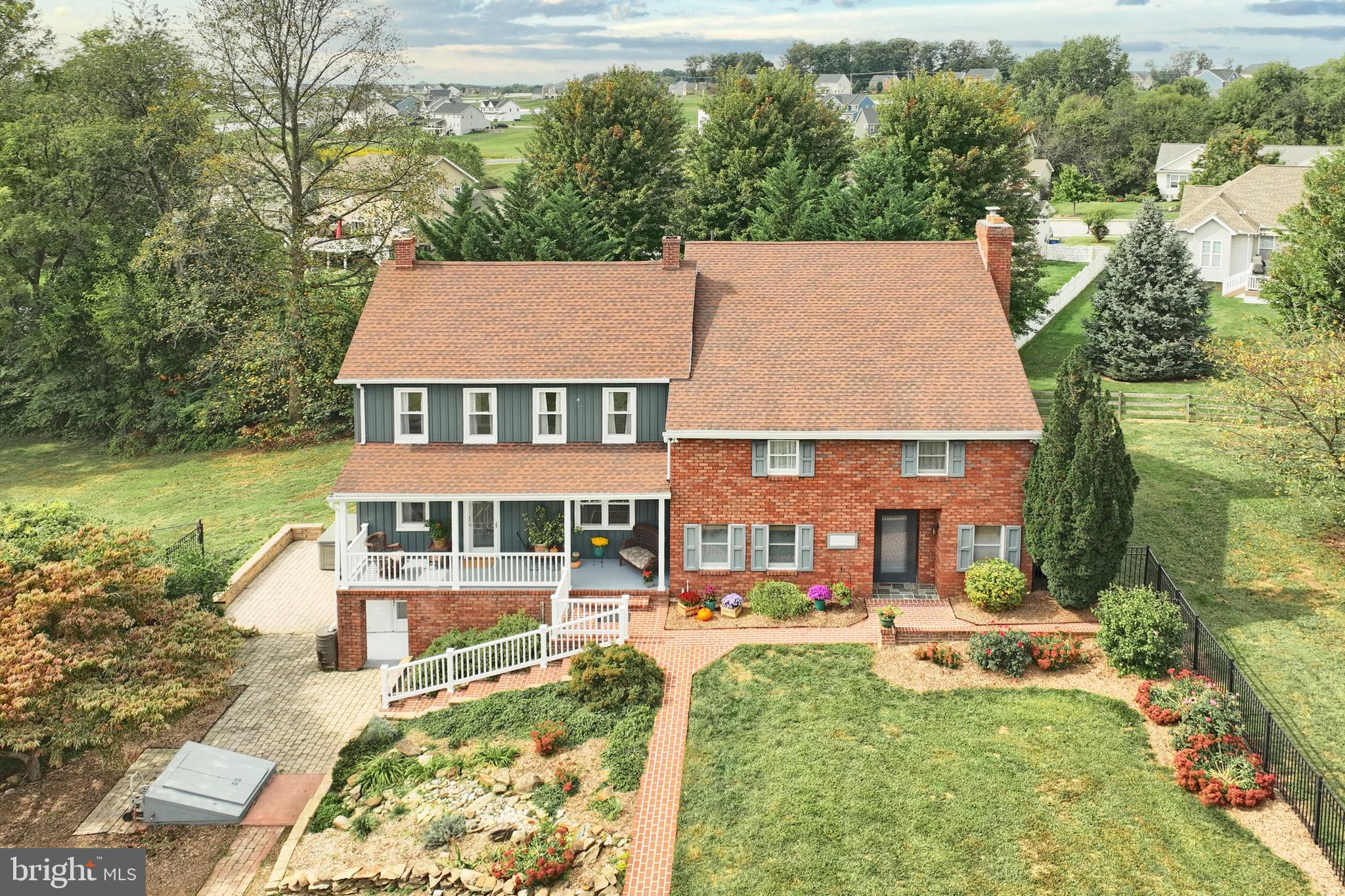 108 Kimberly Drive Hanover, PA 17331 - Photo 46 of 95 an aerial view of a house with swimming pool garden and patio