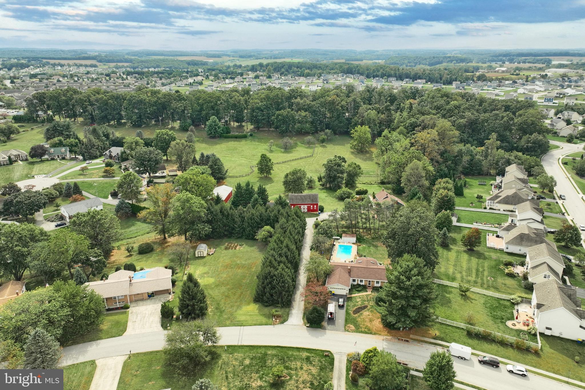 108 Kimberly Drive Hanover, PA 17331 - Photo 89 of 95 an aerial view of residential houses with outdoor space and trees