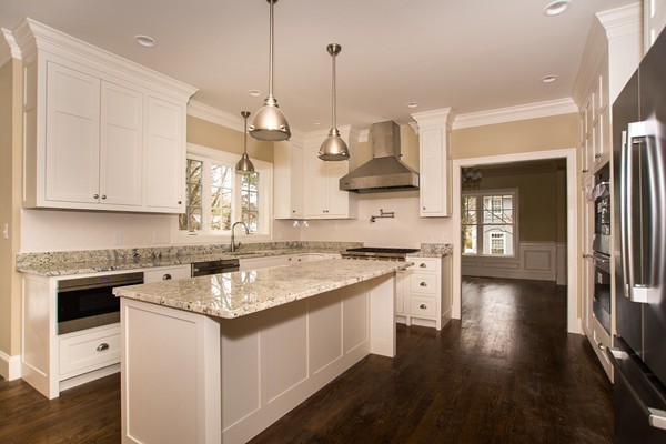14 Winslow Road Wellesley, MA 02481 - Photo 2 of 18 a kitchen with a sink stove and wooden floor