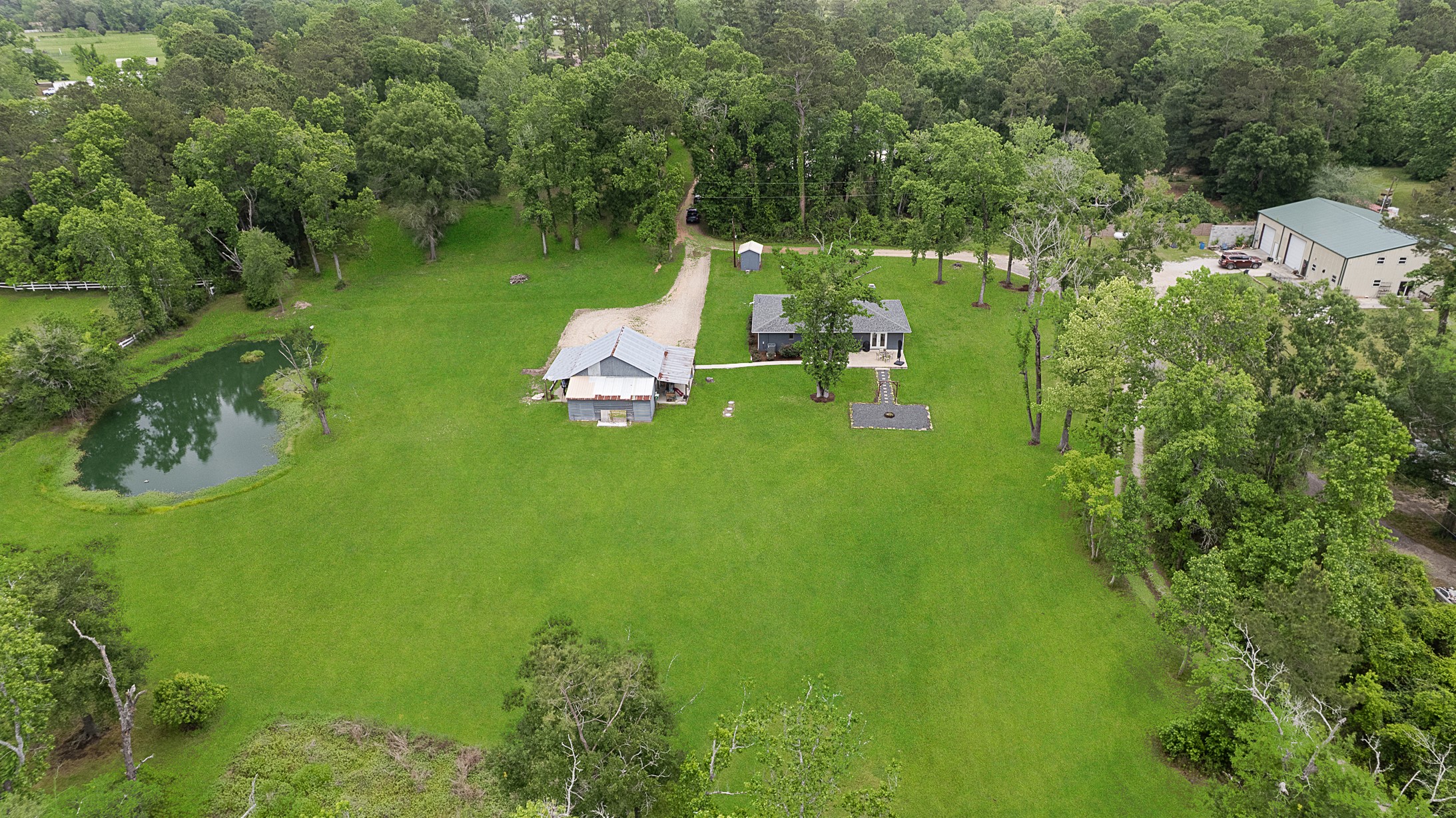 10792 Stidham Road Conroe, TX 77302 - Photo 2 of 48 Woods and open space to play and NO KNOWN RESTRICTIONS....