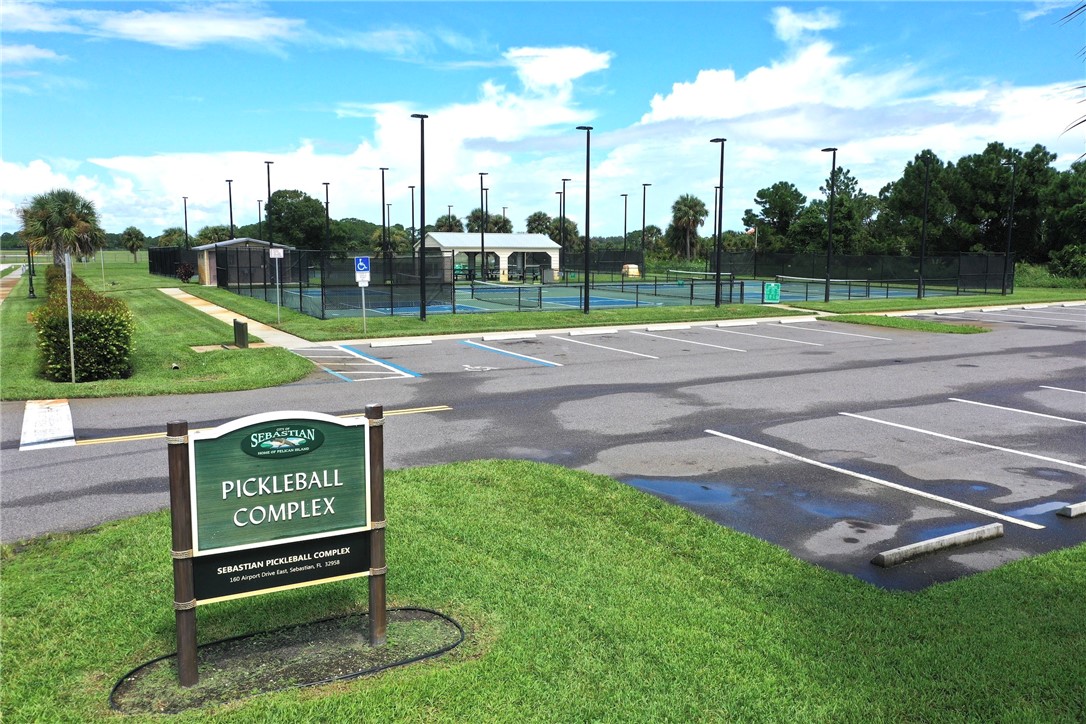 7820 Russell Street Sebastian, FL 32958 - Photo 30 of 36 a view of a park with a sign board
