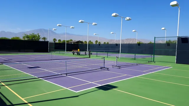 a view of a tennis court