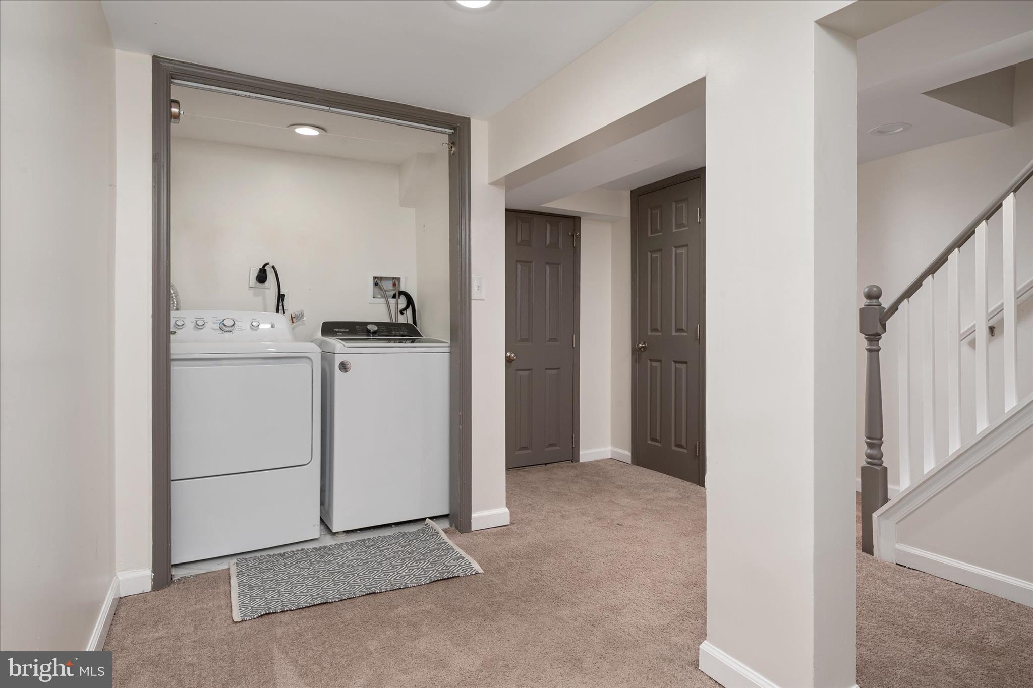 3714 5th Street Baltimore, MD 21225 - Photo 23 of 35 a view of a hallway with workspace