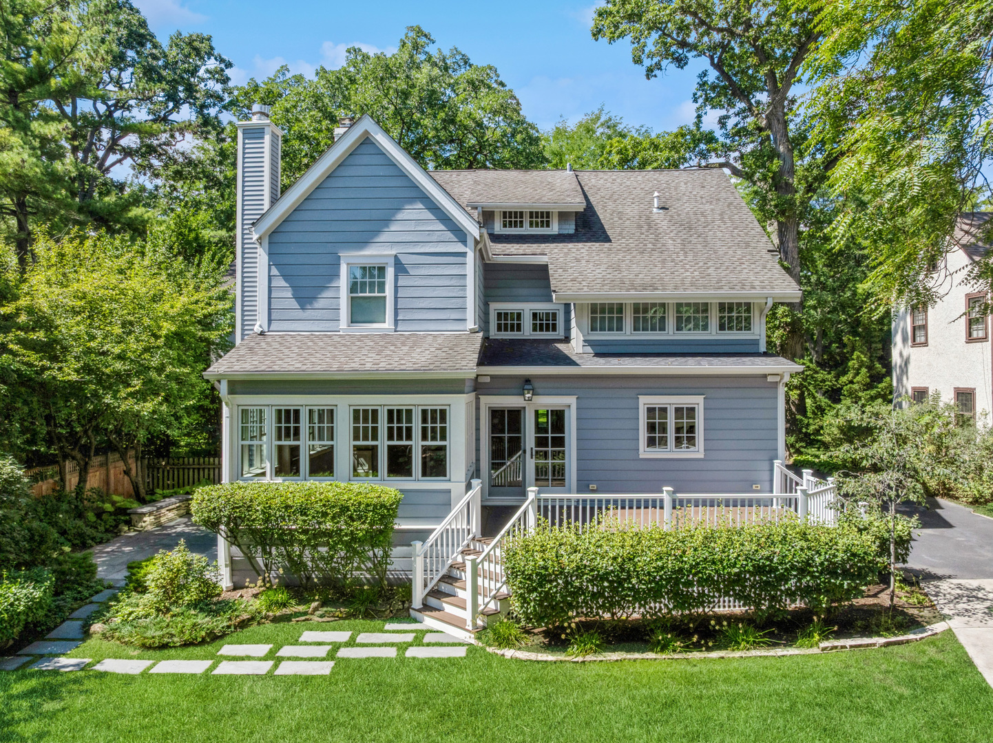 519 Cedar Street Winnetka, IL 60093 - Photo 31 of 36 front view of a house with a yard