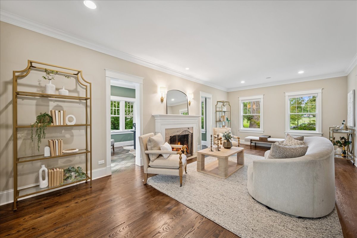 519 Cedar Street Winnetka, IL 60093 - Photo 6 of 36 a living room with furniture large window and wooden floor