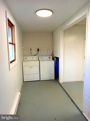 a view of a room with an empty space