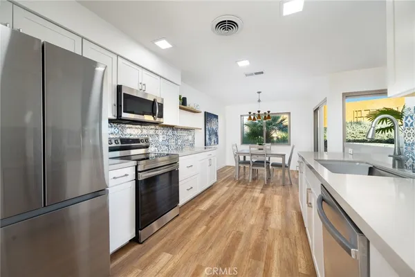 a view of a refrigerator with a refrigerator