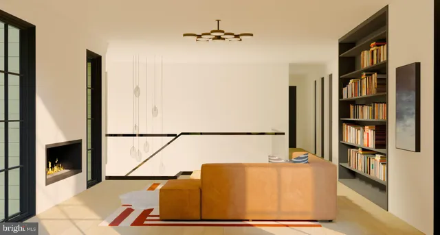 a bathroom with a bathtub and a window