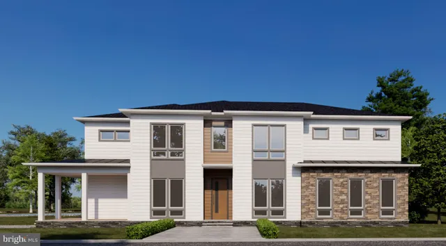 front view of residential houses