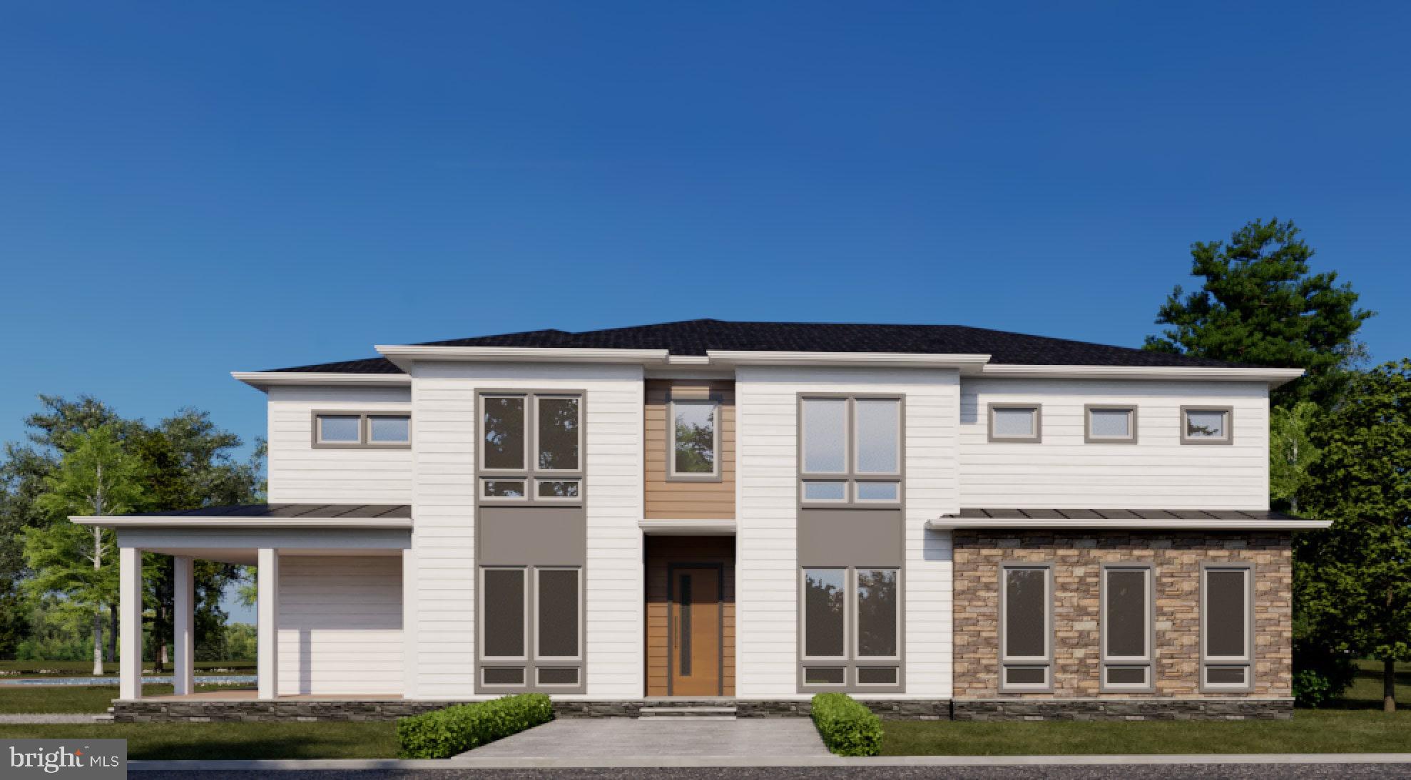 front view of residential houses