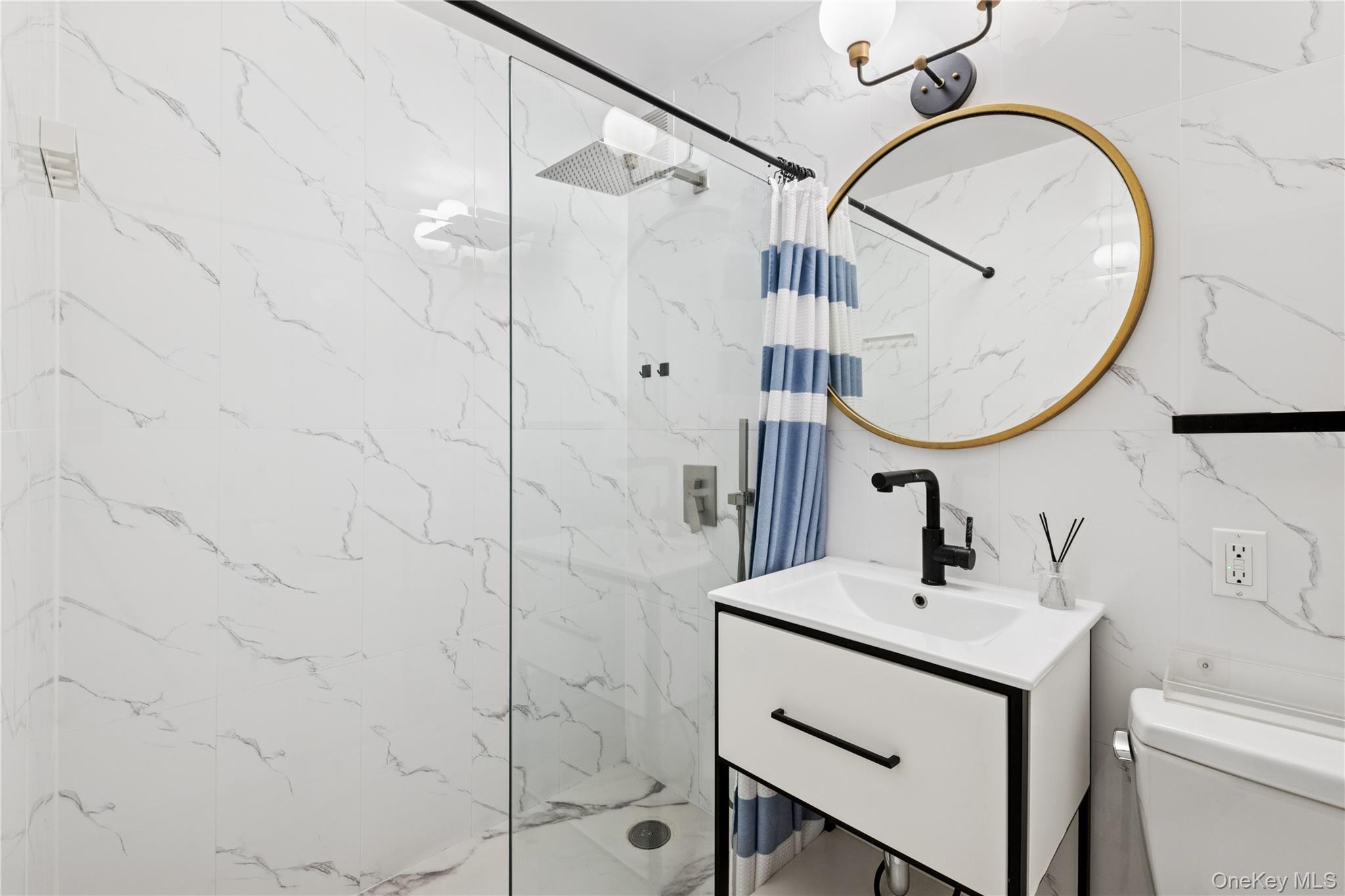 102-30 66th Road, Unit 1G Queens, NY 11375 - Photo 7 of 10 Custom Bath with Spa Shower.