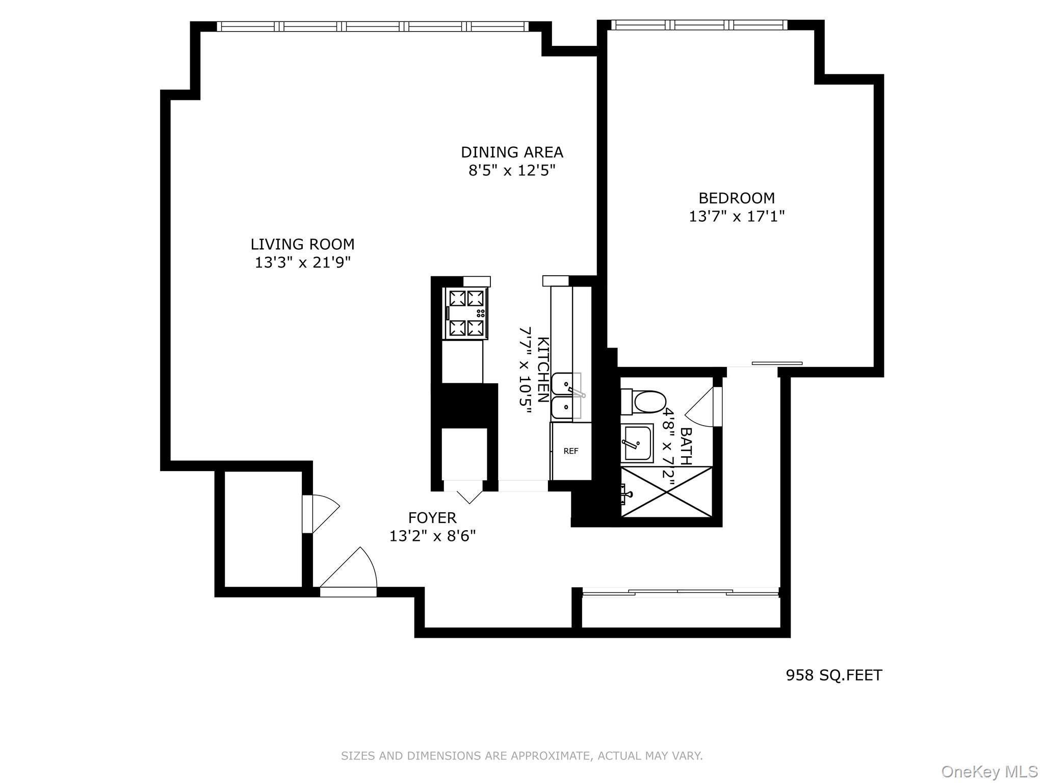 102-30 66th Road, Unit 1G Queens, NY 11375 - Photo 10 of 10 View of home floor plan