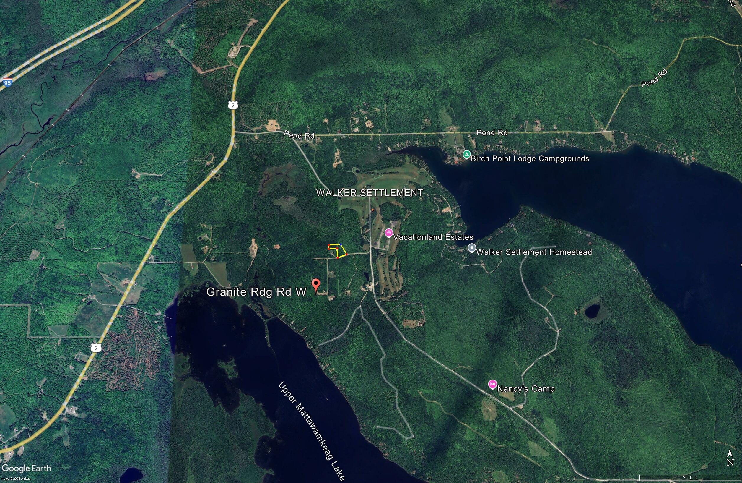 73 Granite Rdg Road West Island Falls, ME 04747 - Photo 2 of 7 aerialGR