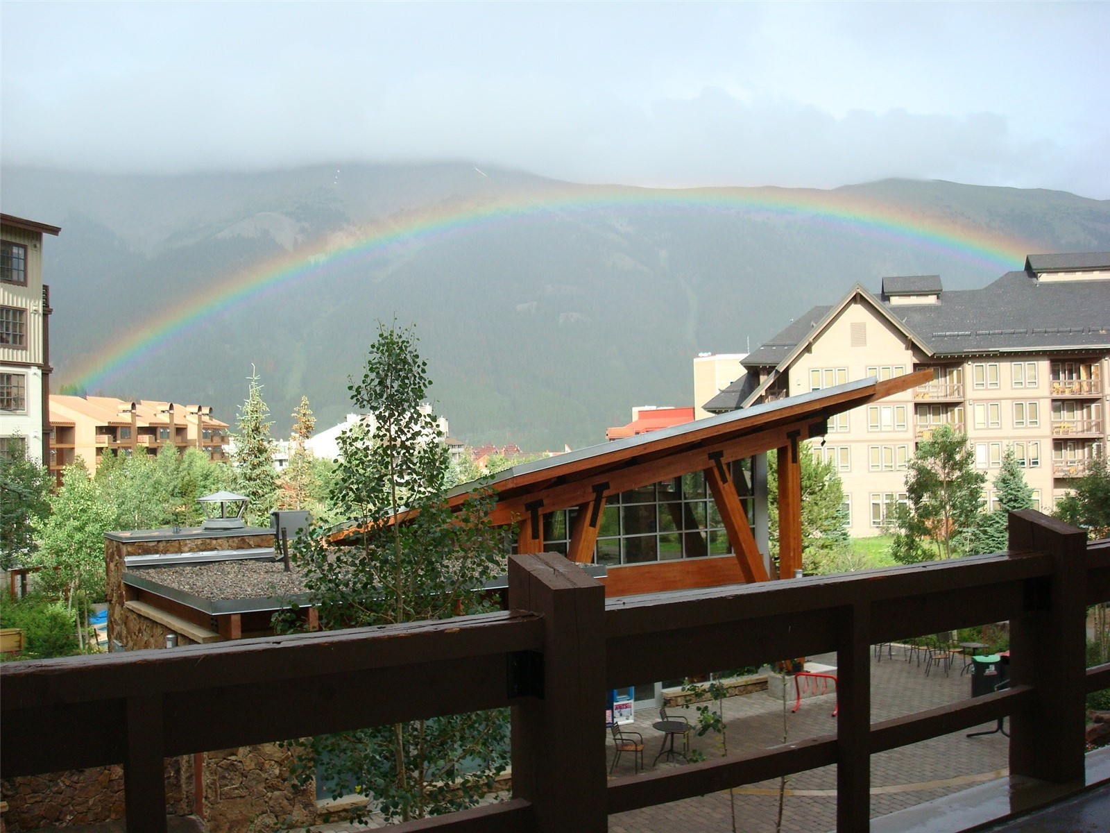 910 Copper Road, Unit 212 Frisco, CO 80443 - Photo 10 of 27 Summer mountain storms bring amazing rainbows!