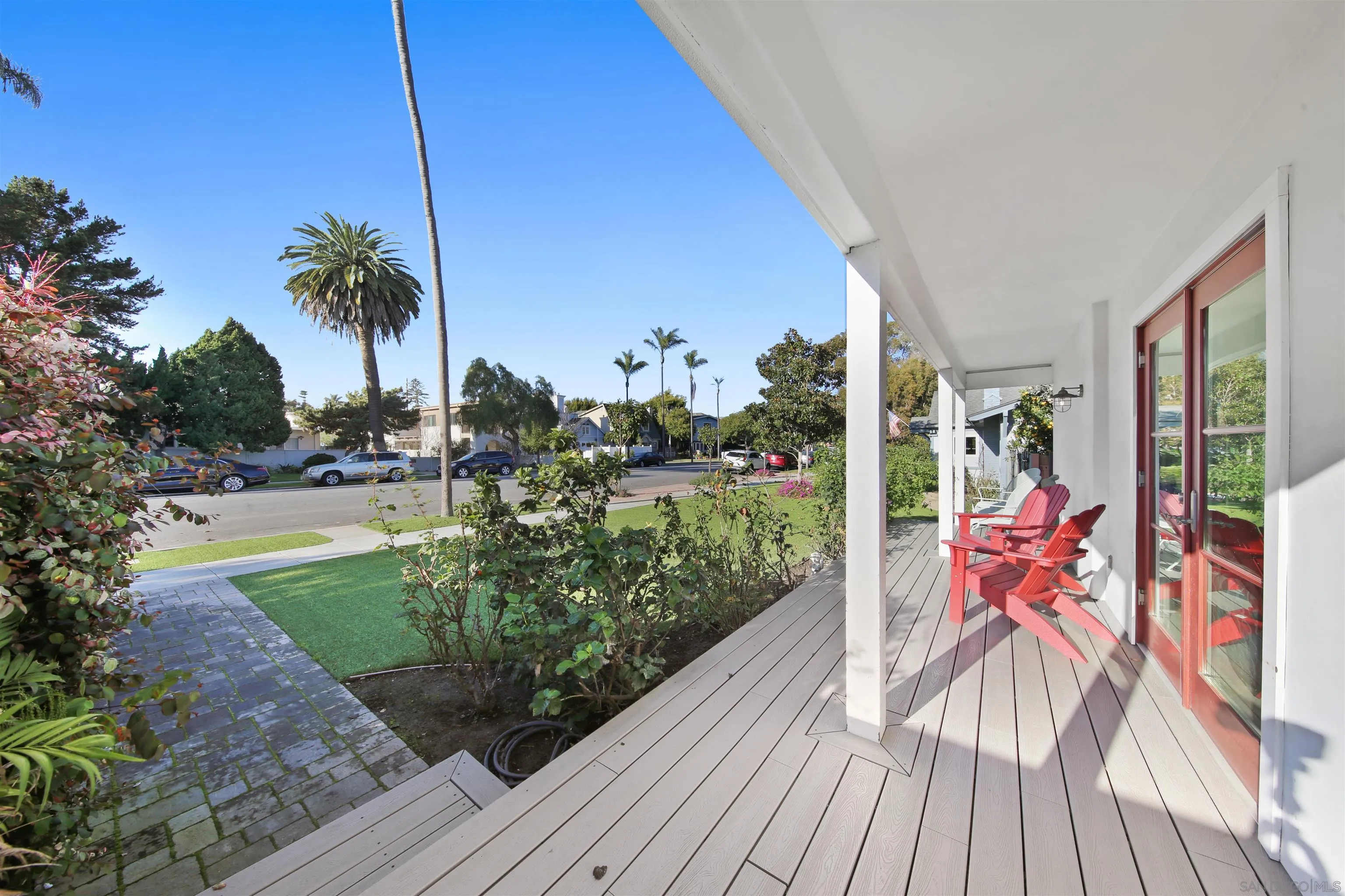 671 B Avenue Coronado, CA 92118 - Photo 2 of 41 a view of a porch with garden