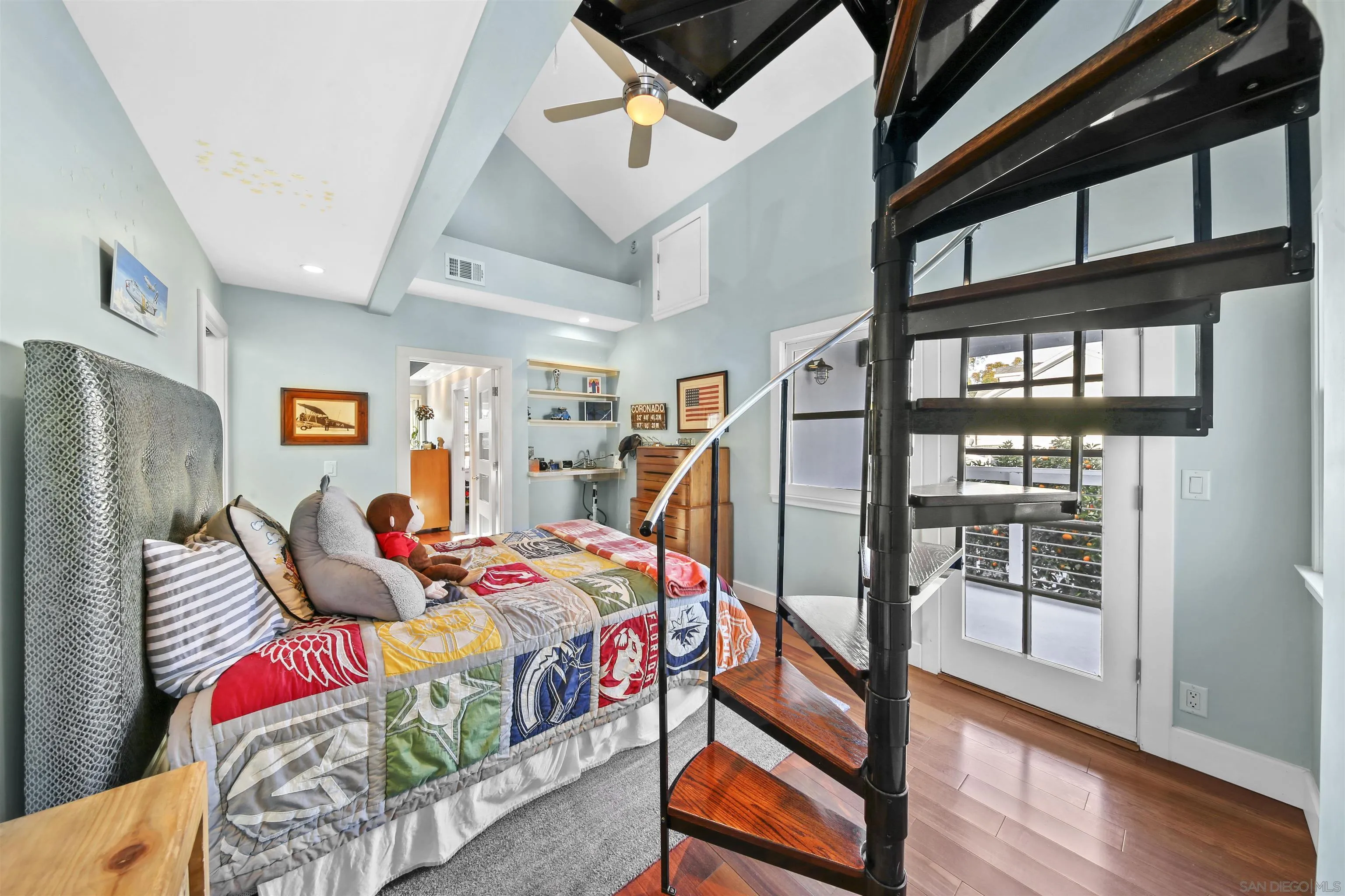 671 B Avenue Coronado, CA 92118 - Photo 22 of 41 a bedroom with furniture and baby crib