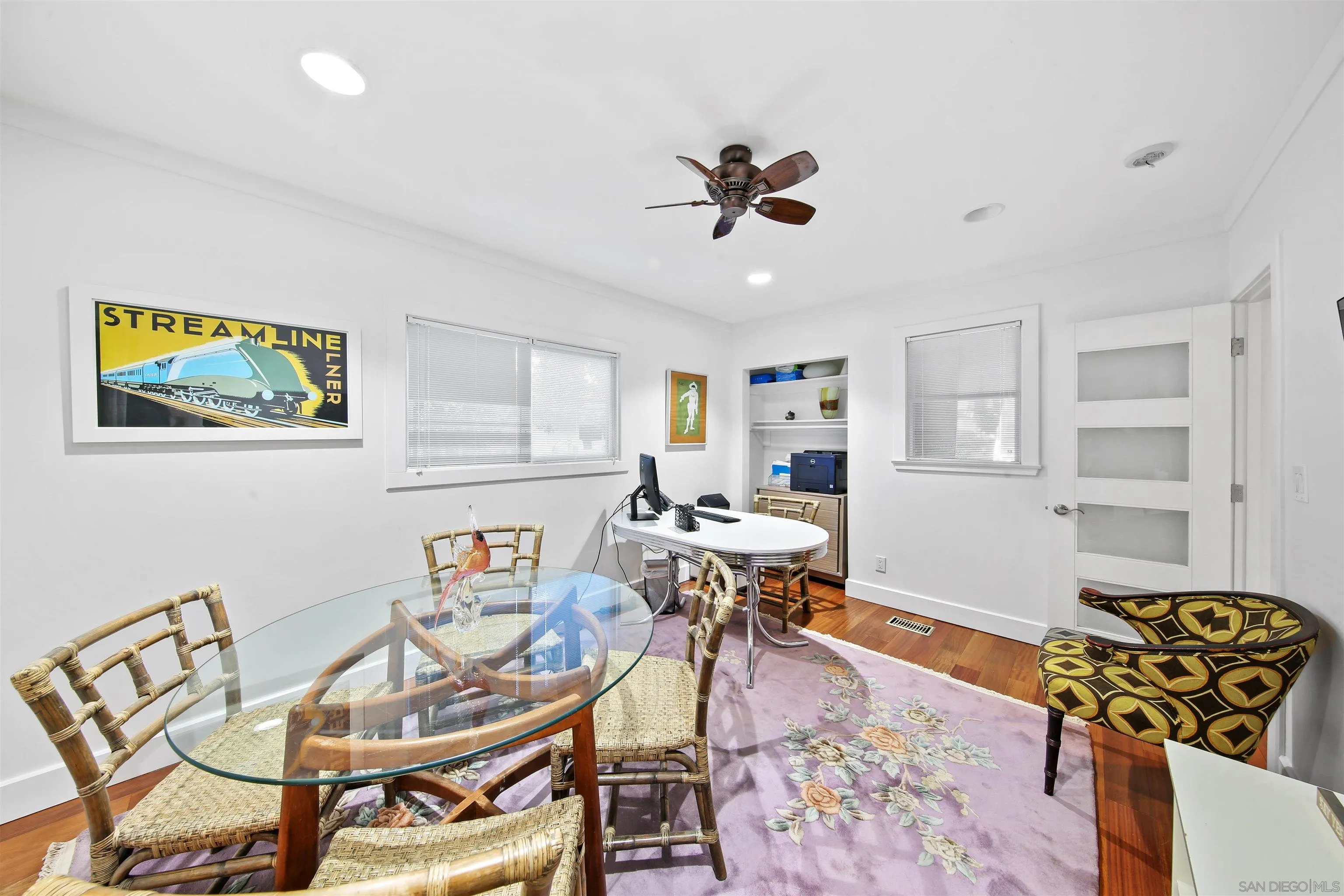 671 B Avenue Coronado, CA 92118 - Photo 26 of 41 a living room with furniture and wooden floor