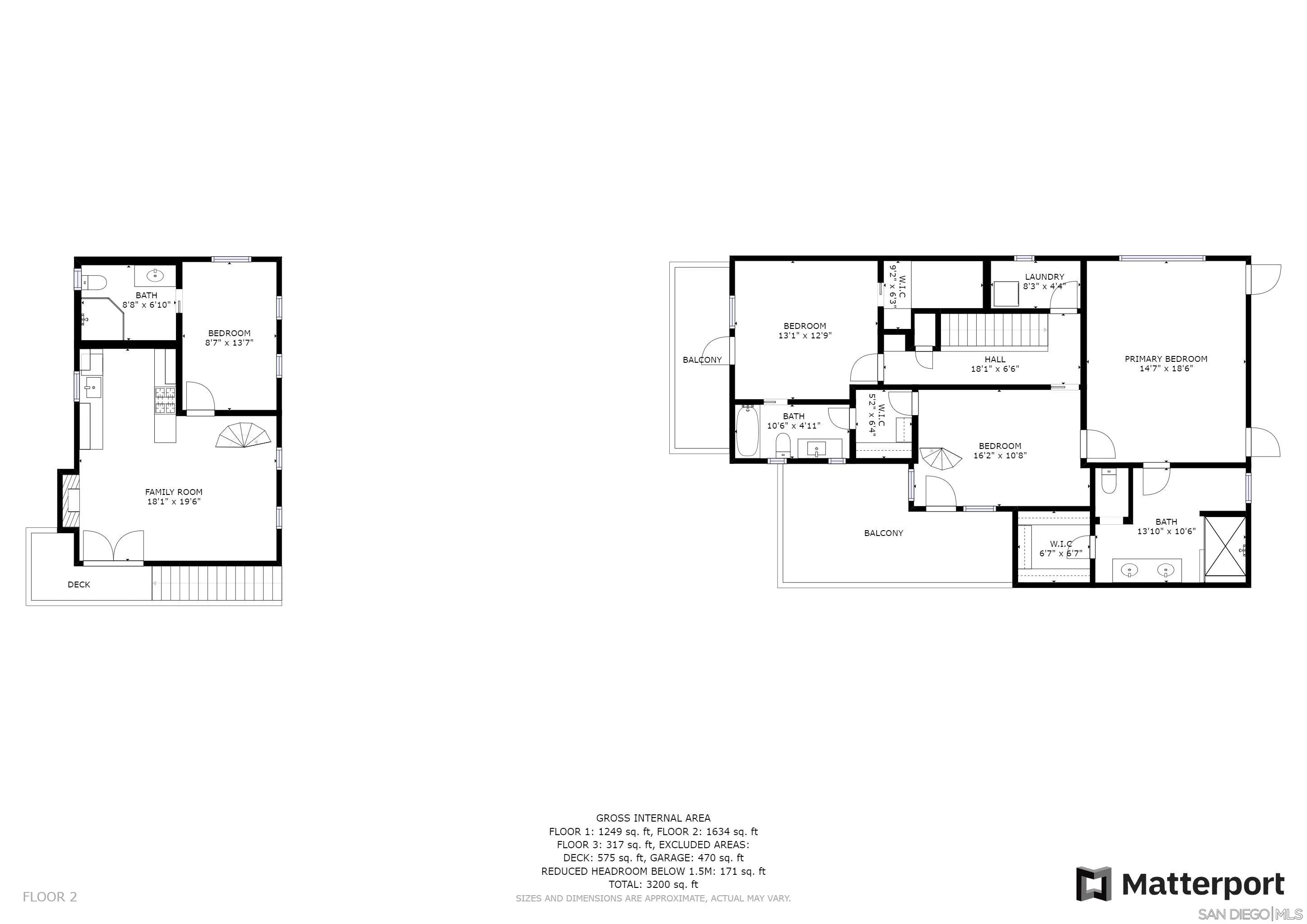 671 B Avenue Coronado, CA 92118 - Photo 40 of 41 a picture of a floor plan