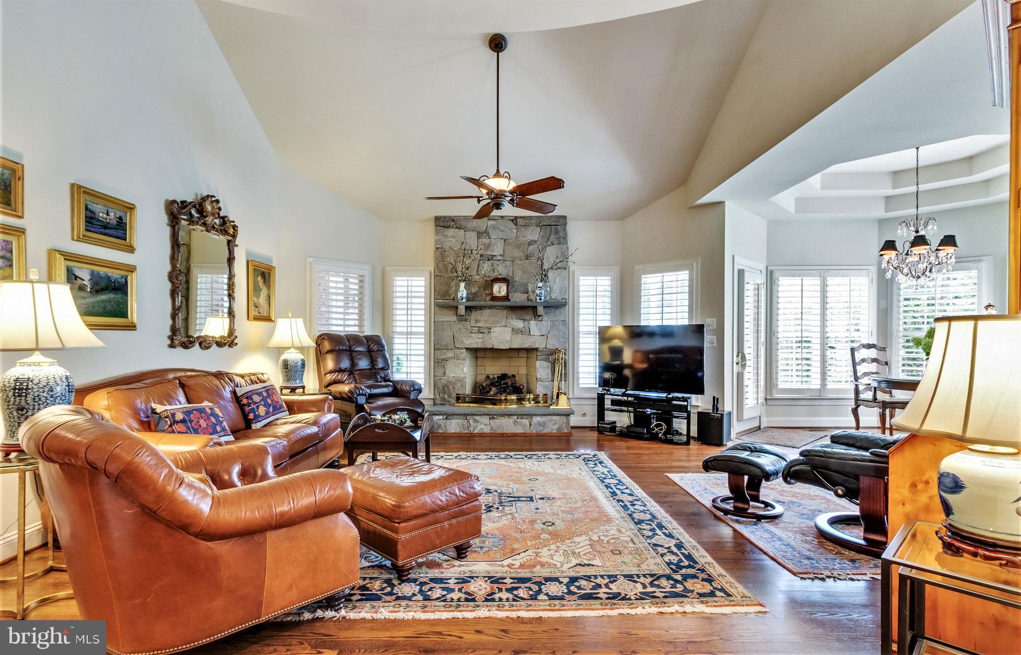 15679 Spyglass Hill Loop Gainesville, VA 20155 - Photo 27 of 86 Handsome Stone Fireplace with Gas Logs