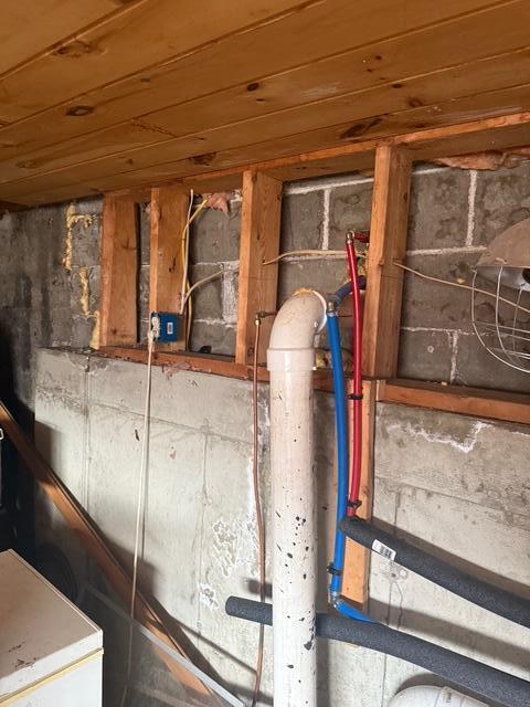 350 Main Street Bingham, ME 04920 - Photo 12 of 15 basement pvc plumbing