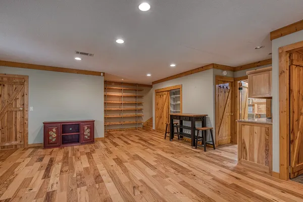 a view of a storage & utility room