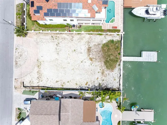 a view of a park with a slide